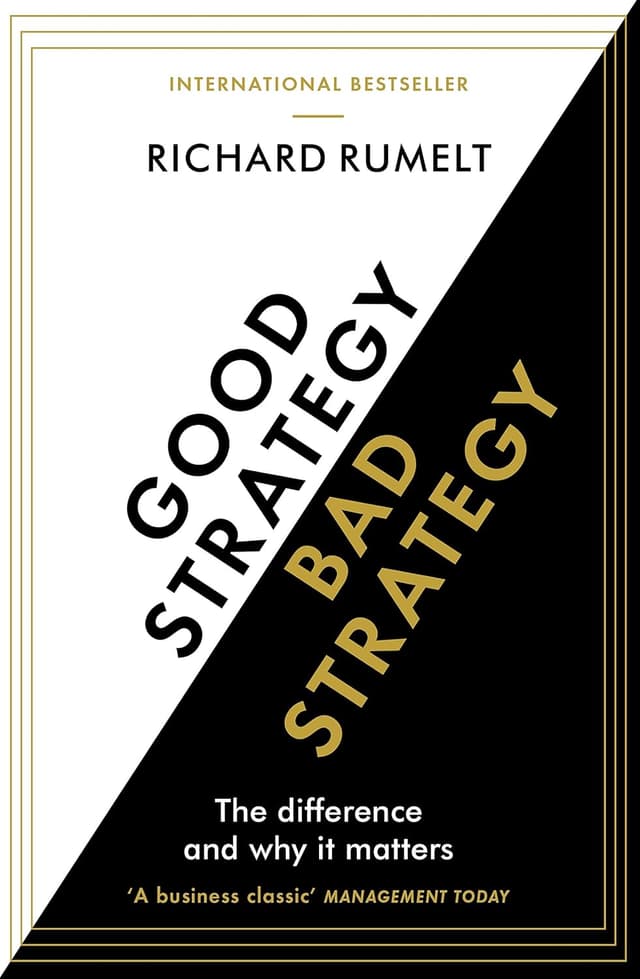 Good Strategy Bad Strategy cover